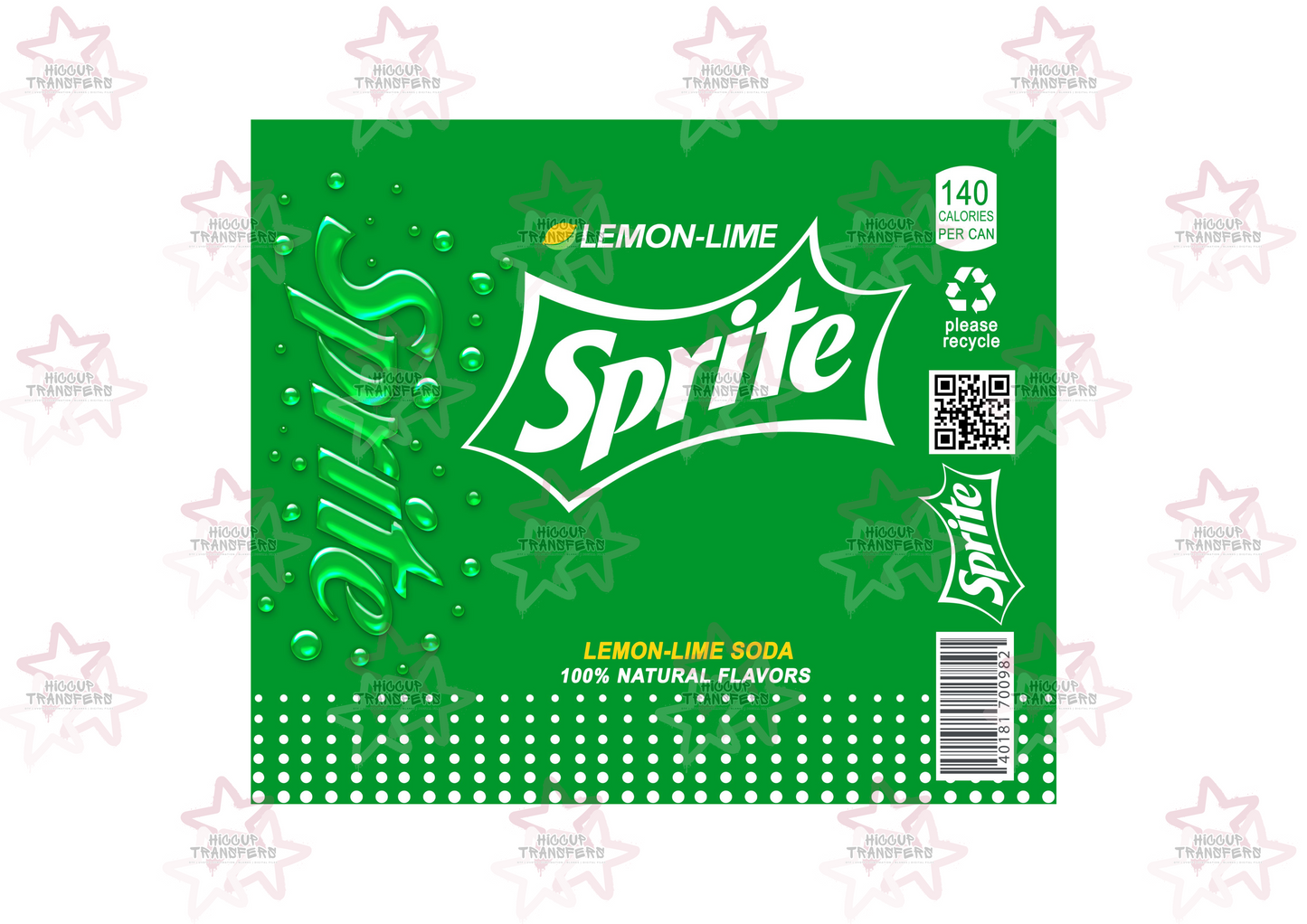 Sprite | 20oz Tumbler Sublimation Wrap