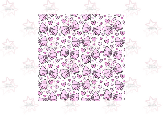 Pink Bows | The Little Egg Studio | 20oz Sublimation Tumbler Wrap