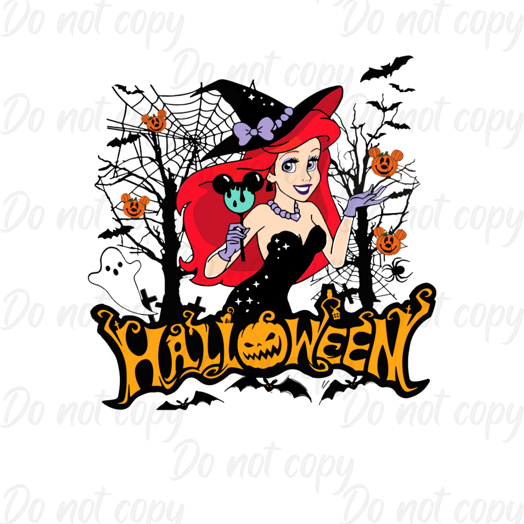 Mermaid Halloween | Halloween | DTF transfer