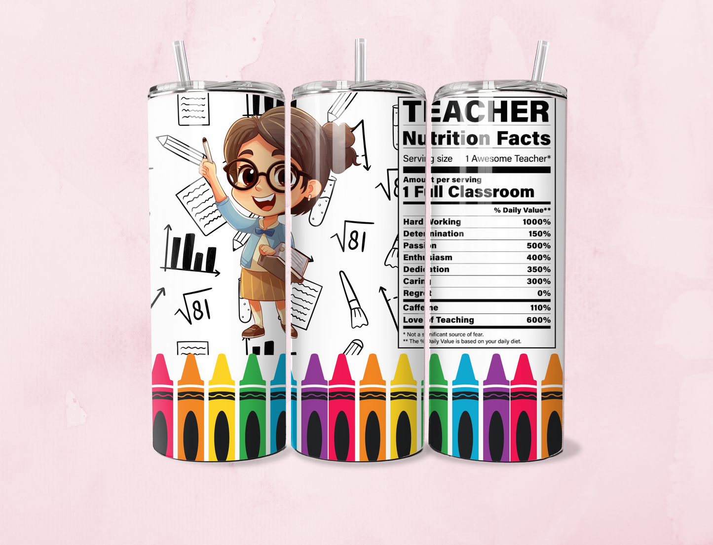 Teacher | 20oz Tumbler Sublimation Wrap