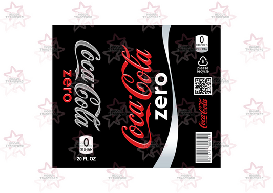 Coca Cola Zero | 20oz Tumbler Sublimation Wrap