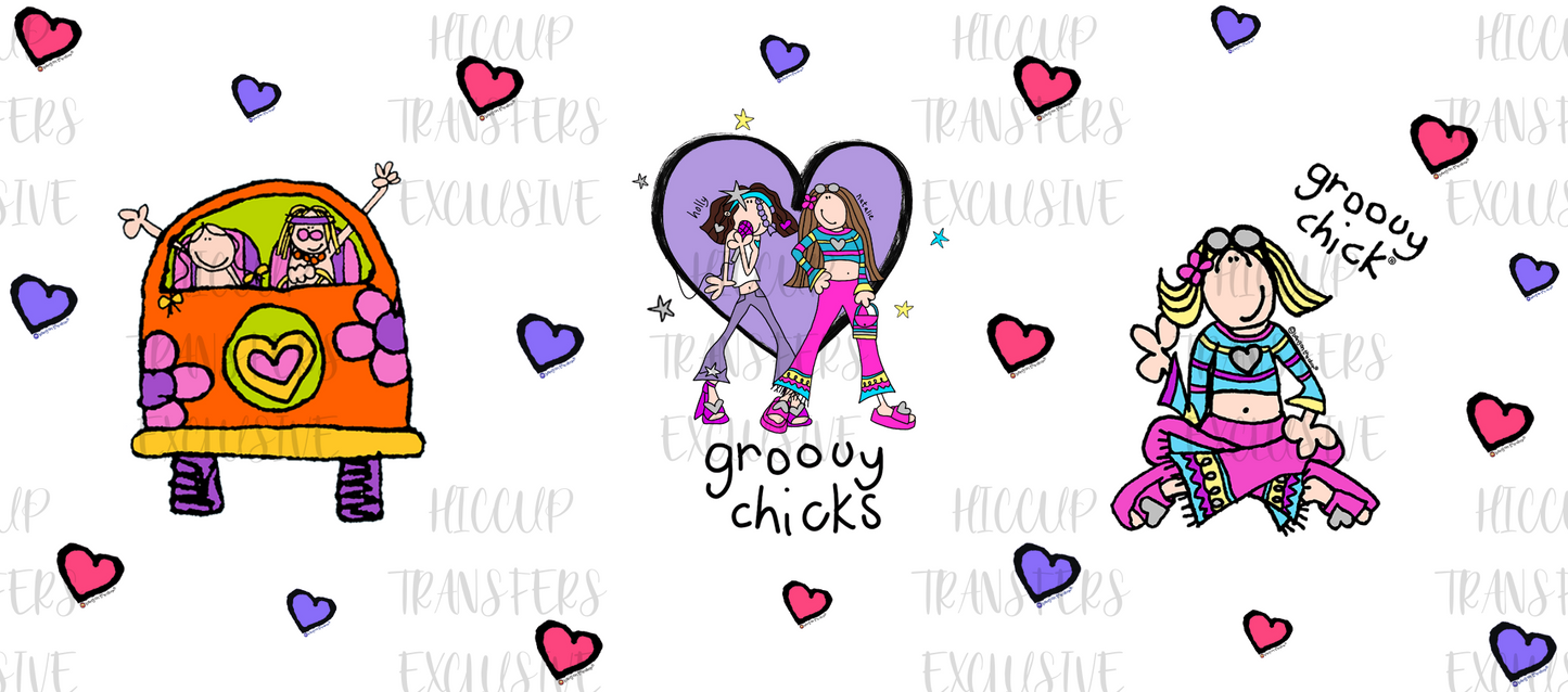 Groovy Chick |  DTF transfer