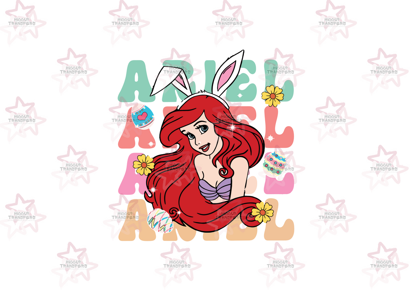 Ariel | Easter | DTF Transfer