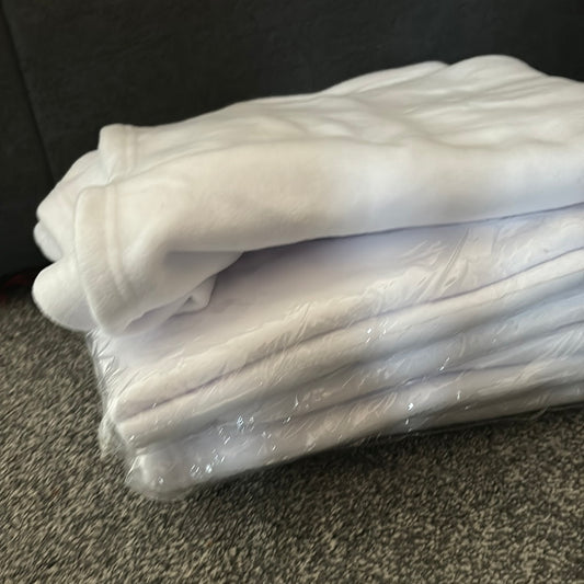 White Sublimation Blankets Blanks