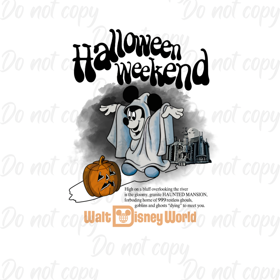 WDW Halloween Weekend | Halloween | DTF transfer