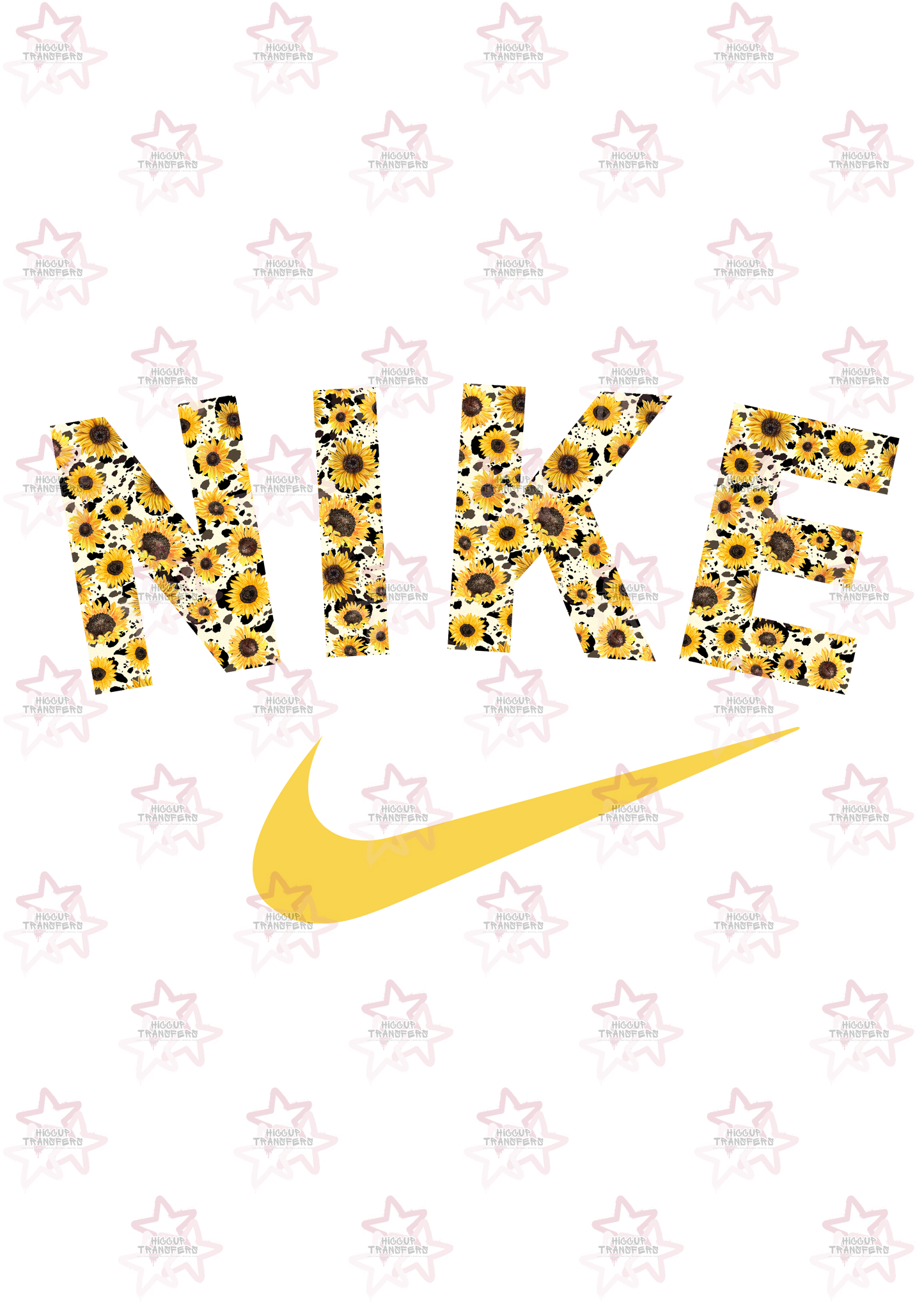 Sunflowers | DTF transfer | Hiccup Exclusive Design | Swoosh Tick