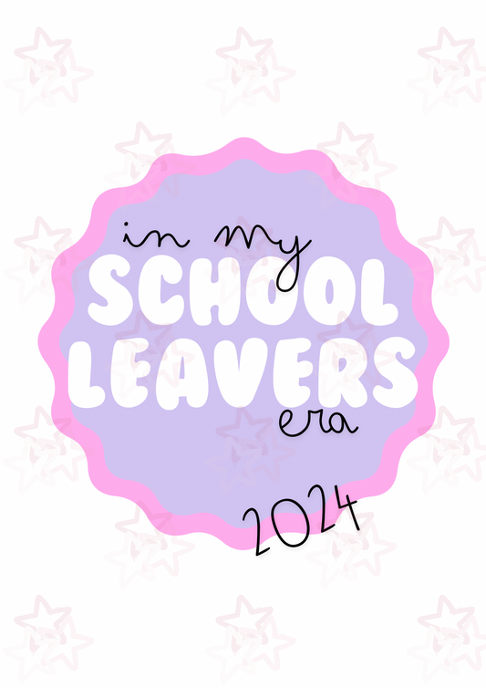In My School Leavers Era | School Leavers | DTF transfer