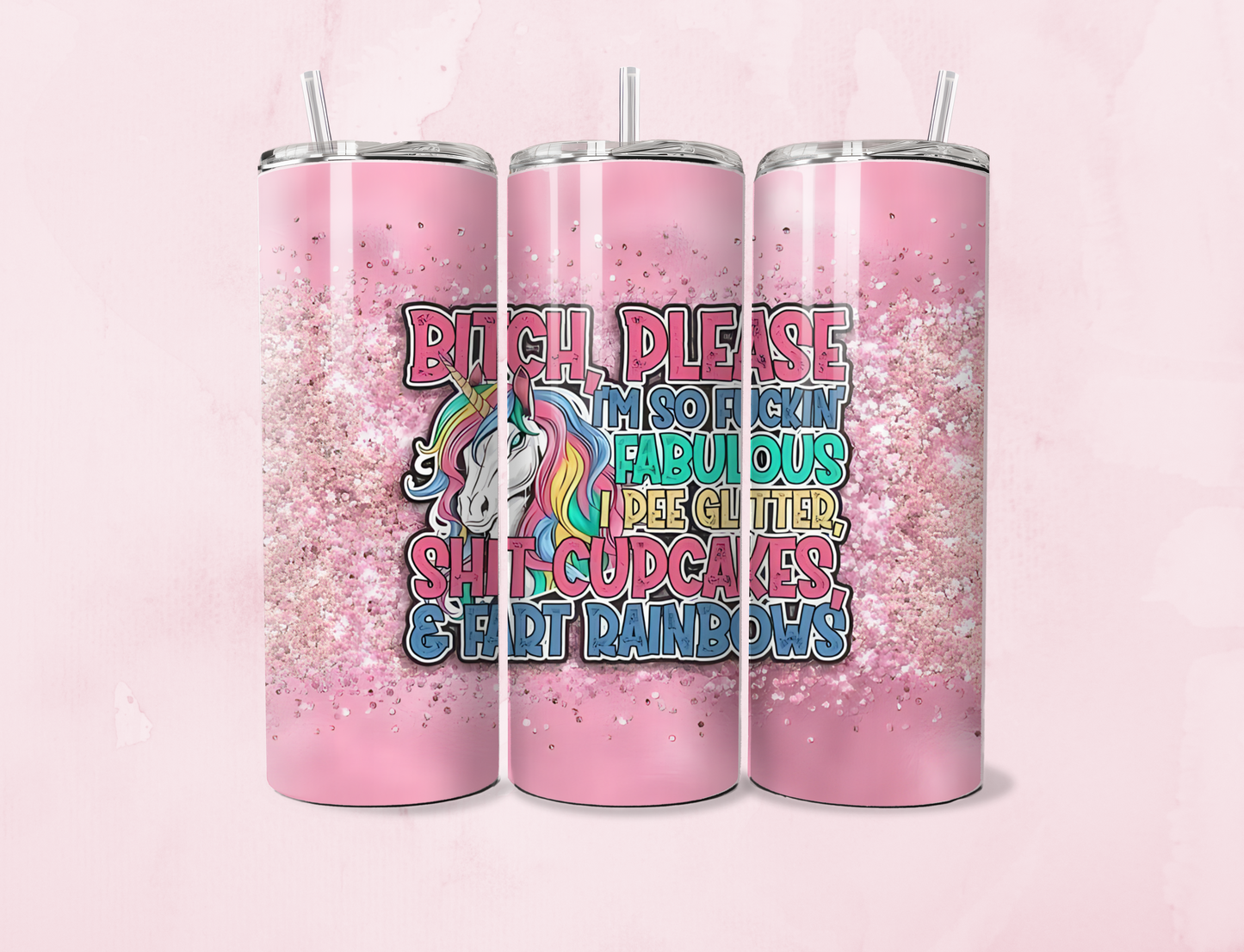 Unicorn B*itch Please | 20oz Tumbler Sublimation Wrap