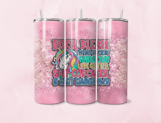 Unicorn B*itch Please | 20oz Tumbler Sublimation Wrap