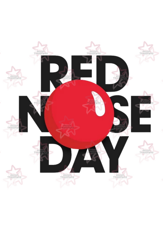 Text 4 | DTF Transfer | Hiccup Exclusive Design | Red Nose Day