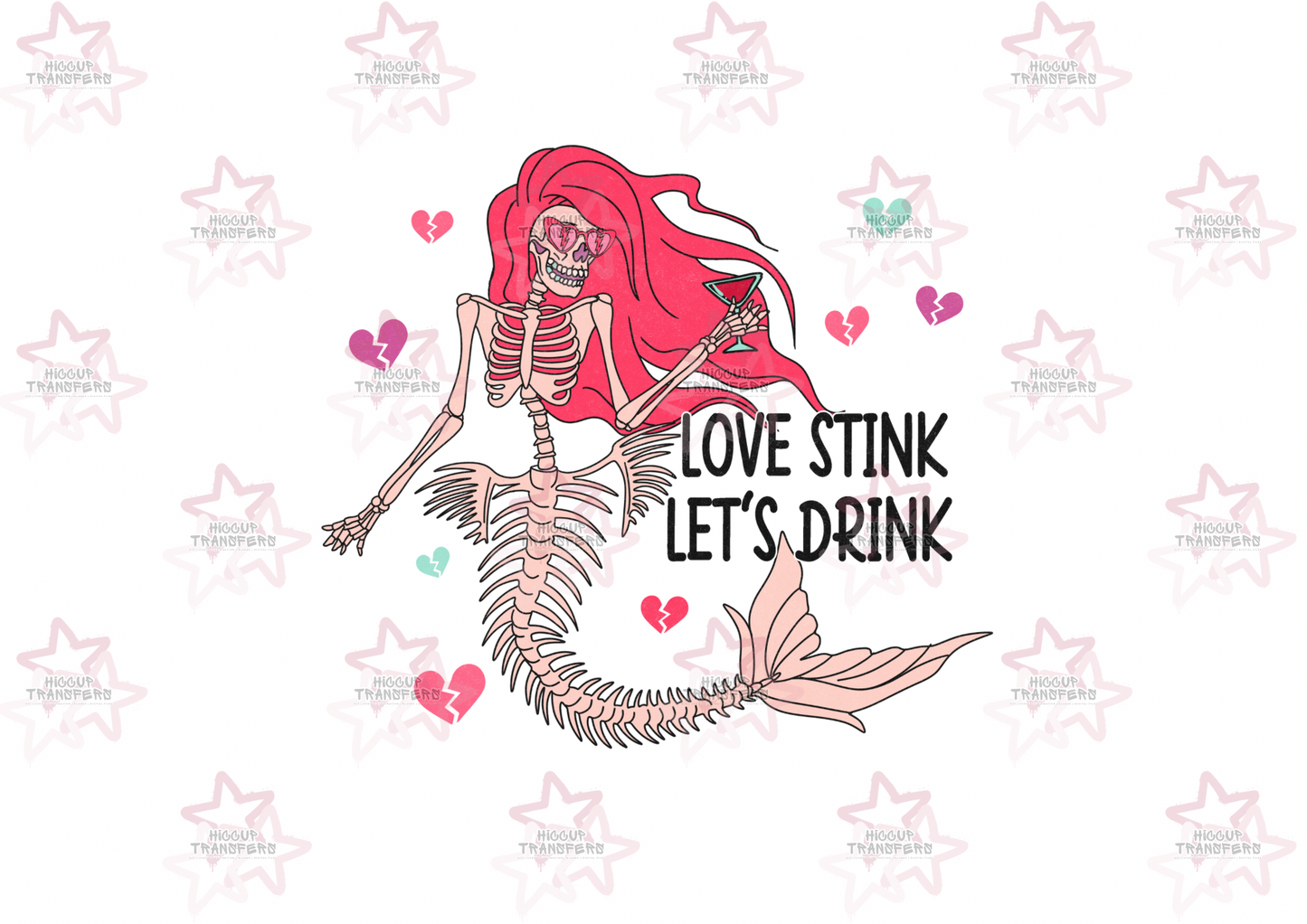 Love Stink, Let’s Drink | UVDTF 3” Decal