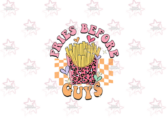 Fries Before Guys | UVDTF 3” Decal