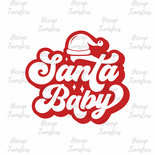 Santa Baby | Christmas | DTF transfer