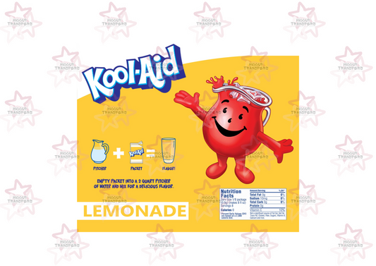 Kool-Aid Lemonade | 20oz Tumbler Sublimation Wrap