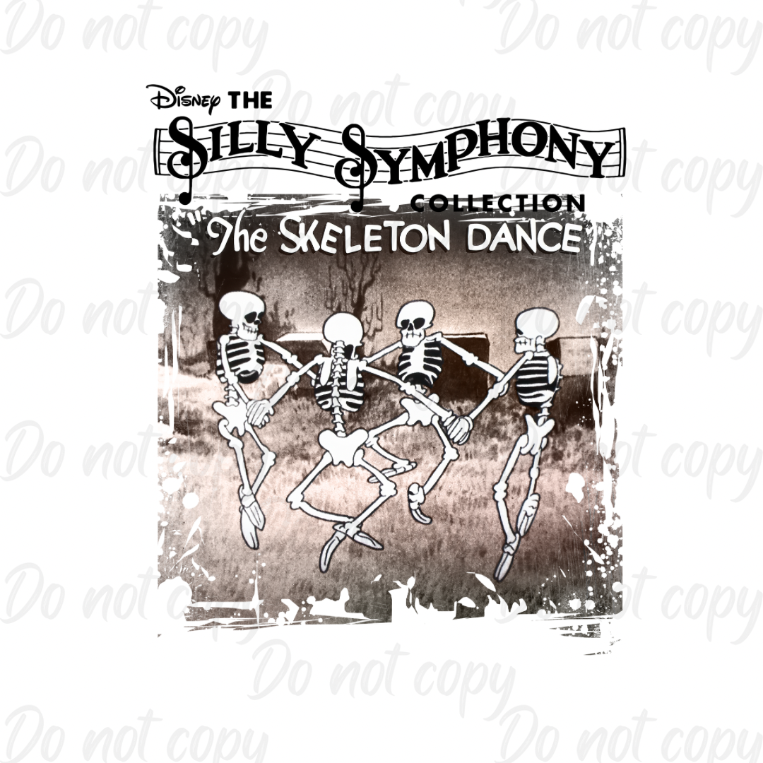 Silly Symphony | Halloween | DTF transfer