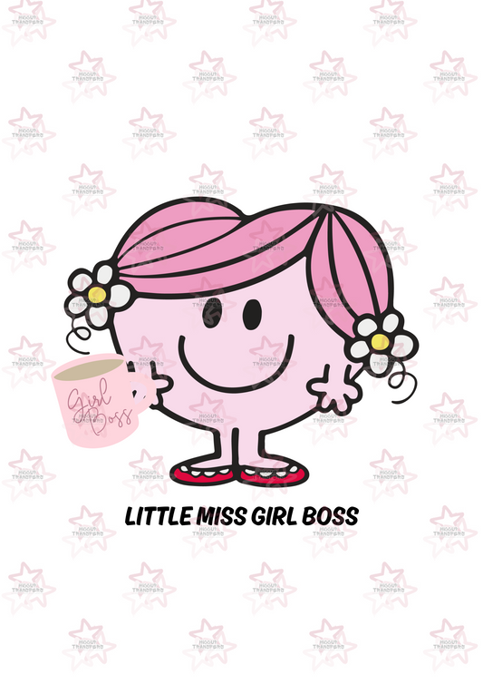 Little Miss Girl Boss | UVDTF 3” / 6” / 8” Decal
