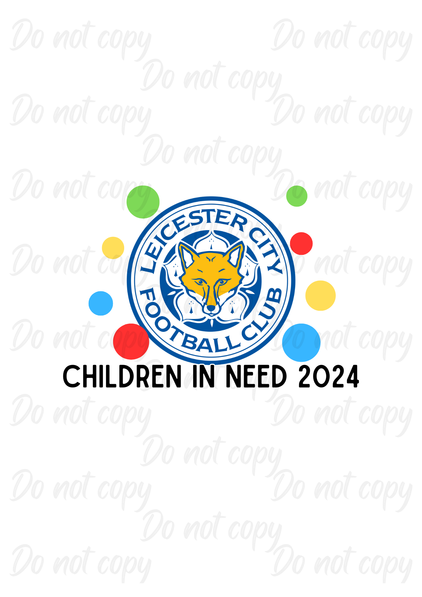 Leicester City | Children In Need | DTF transfer