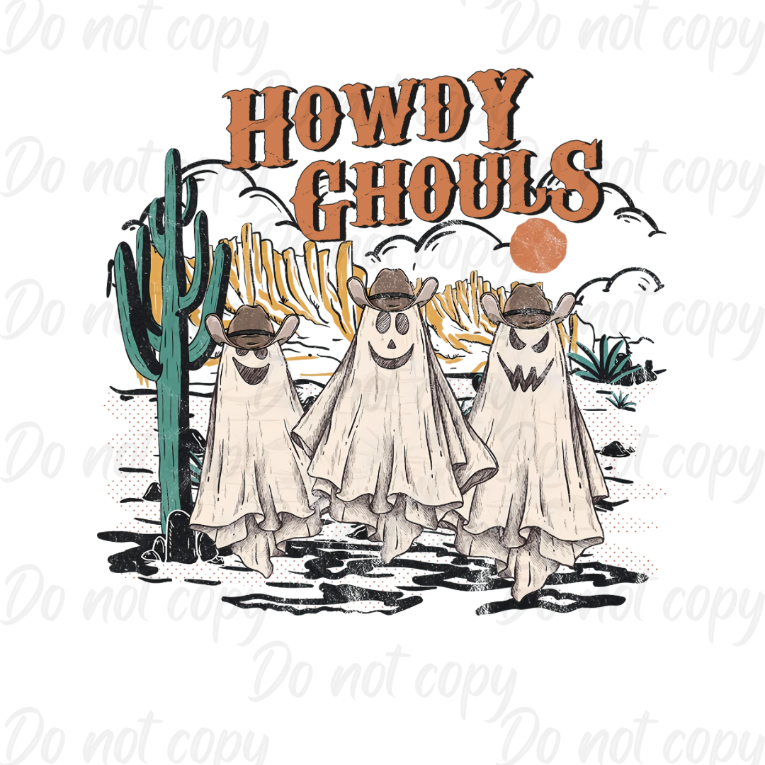 Howdy Ghouls | Halloween | DTF transfer