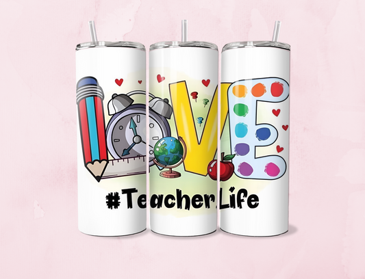 Teacher | 20oz Tumbler Sublimation Wrap