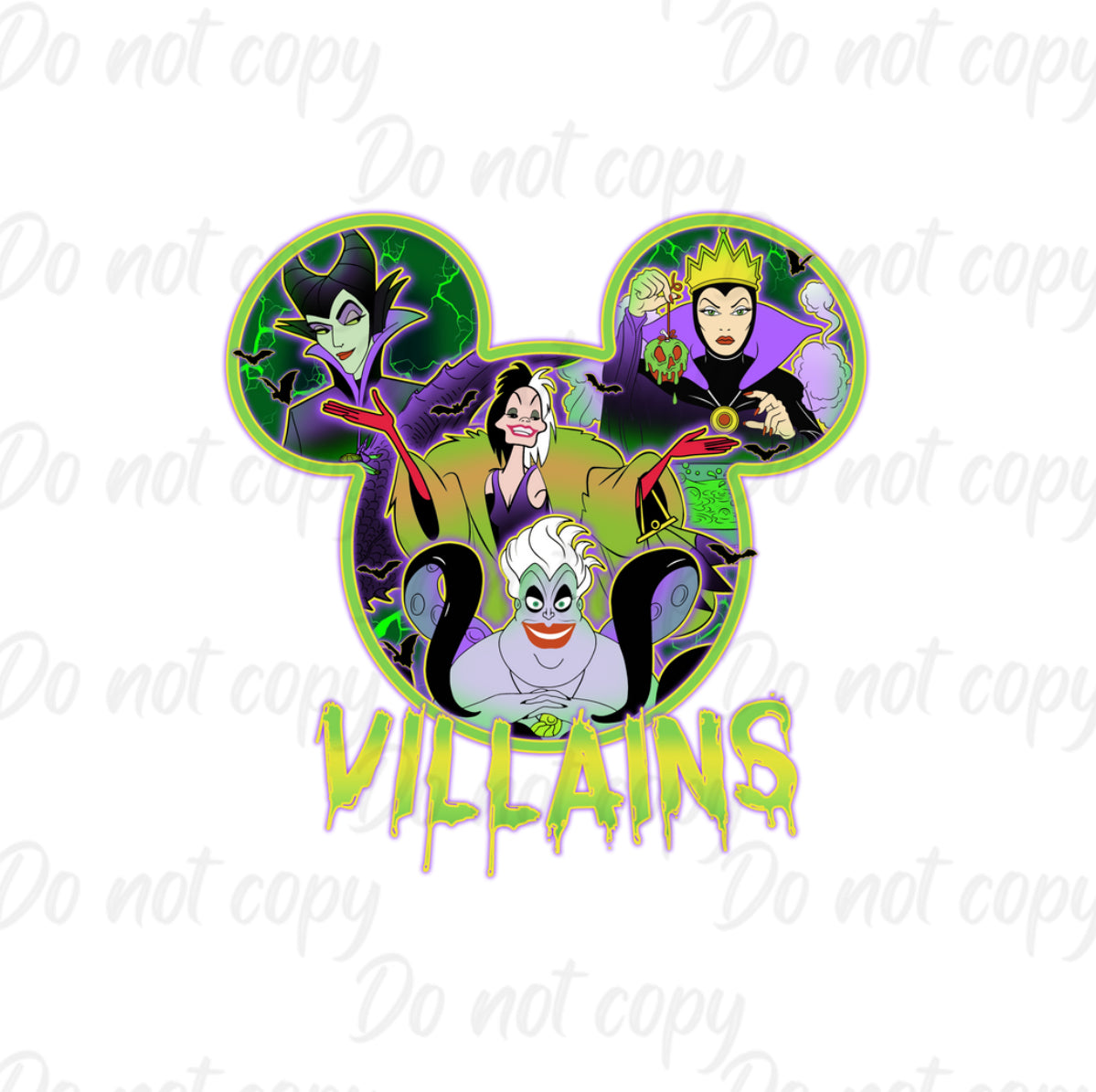 Villains | Halloween | DTF transfer