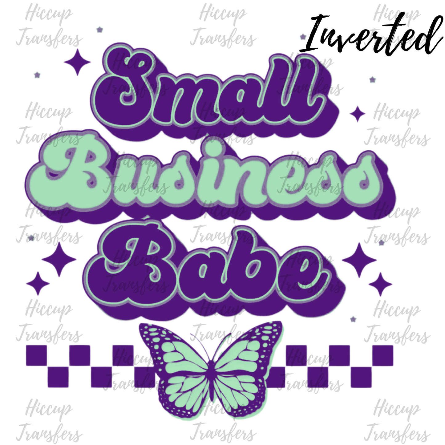 Small Business Babe UVDTF decal