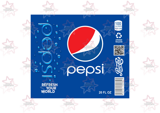 Pepsi | 20oz Tumbler Sublimation Wrap