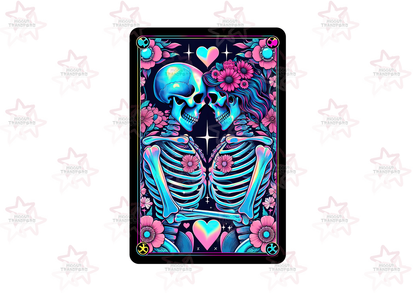 The Lovers Tarot Card | UVDTF 3” UVDTF