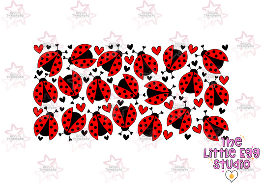 Red Ladybird | The Little Egg Studio | 16oz UVDTF Libbey Wrap