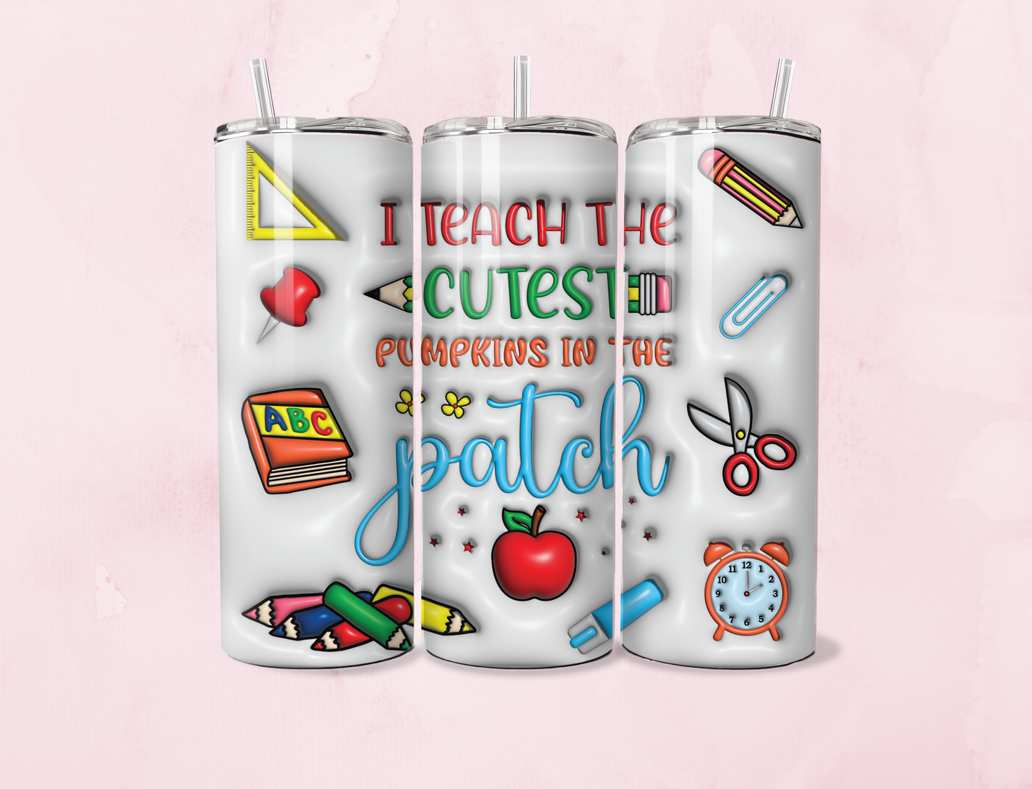 Teacher Inflated | 20oz Tumbler Sublimation Wrap