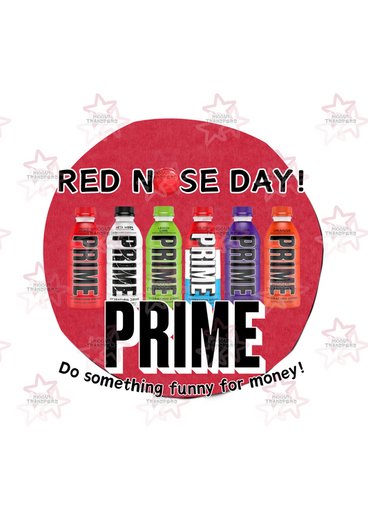 Prime | DTF Transfer | Hiccup Exclusive Design | Red Nose Day
