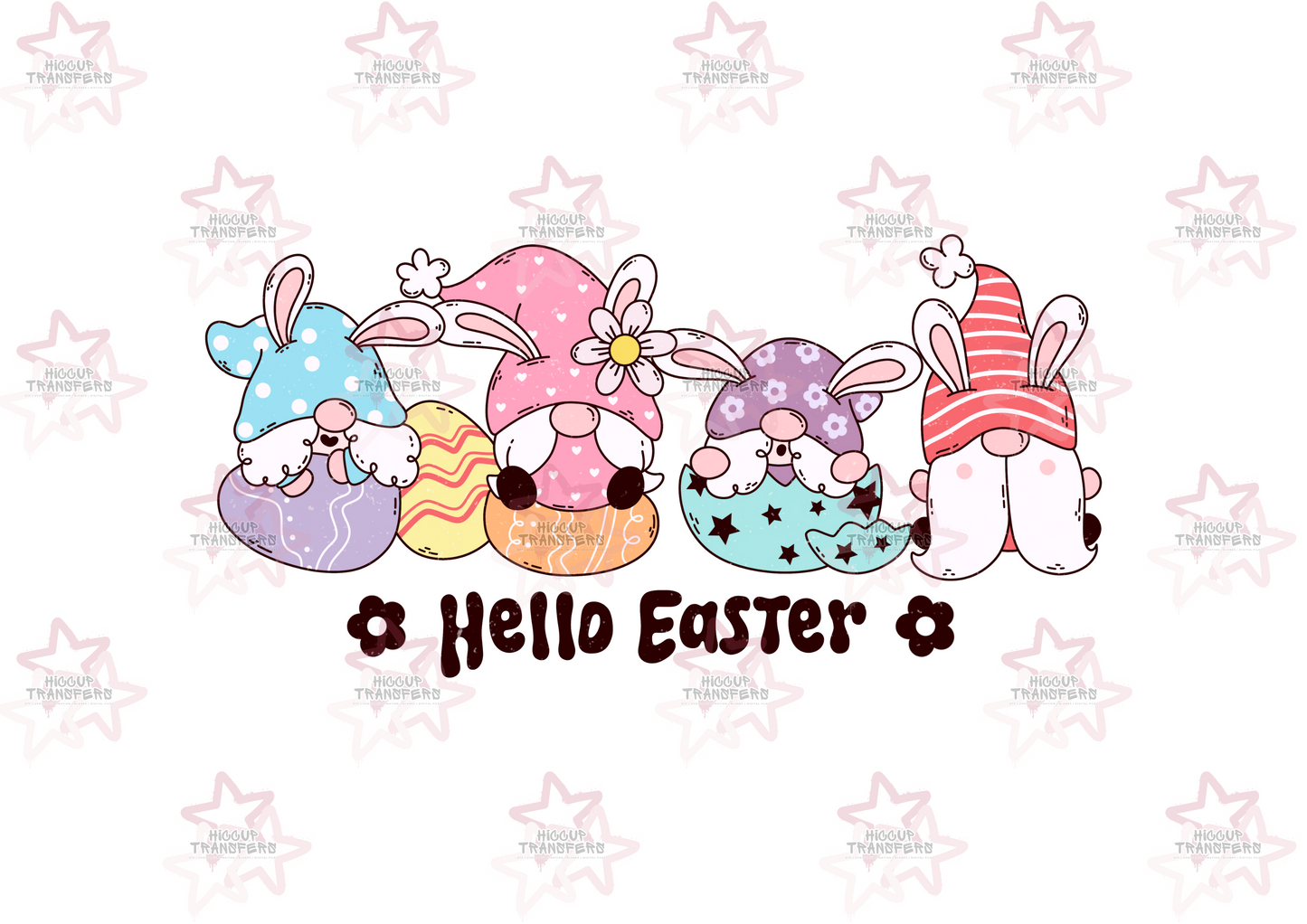 Hello Easter Gonks | Easter | DTF Transfer