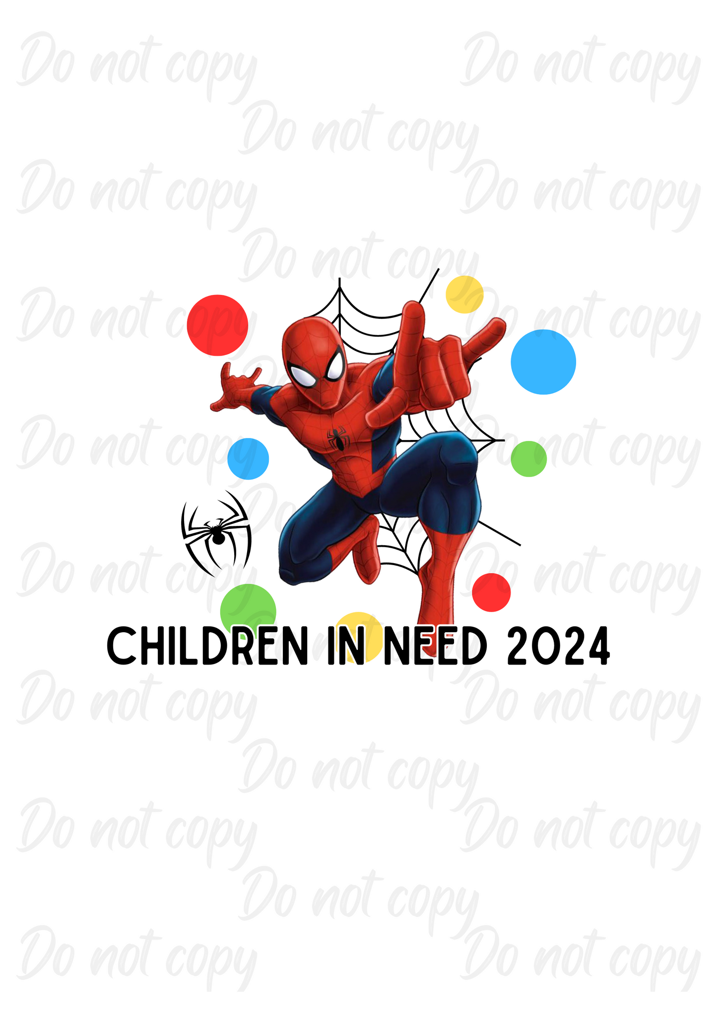 Spidey | Children In Need | DTF transfer