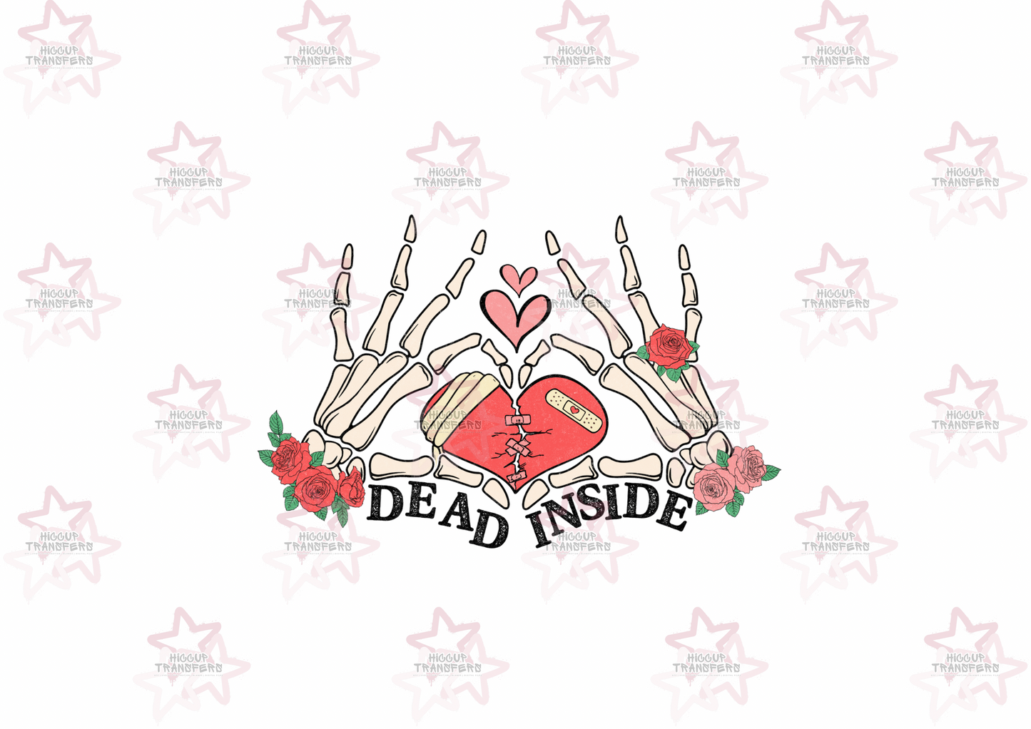 Skull Hand Hearts | UVDTF 3” Decal