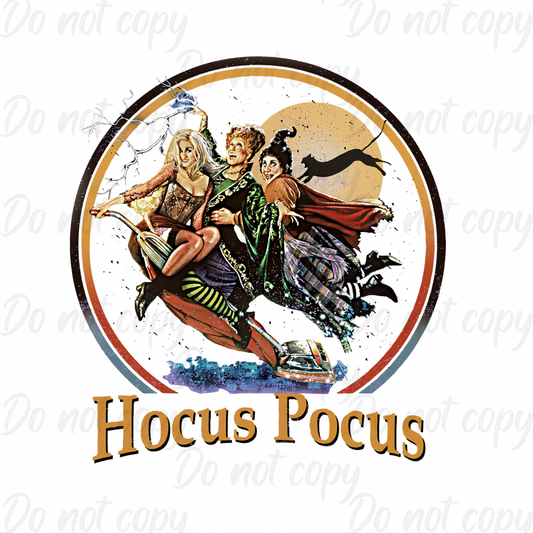 Hocus Poc us | Halloween | DTF transfer