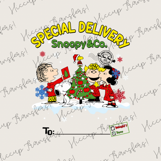 Snoop Special Delivery | DTF transfer | Sacks & Christmas Eve Boxes