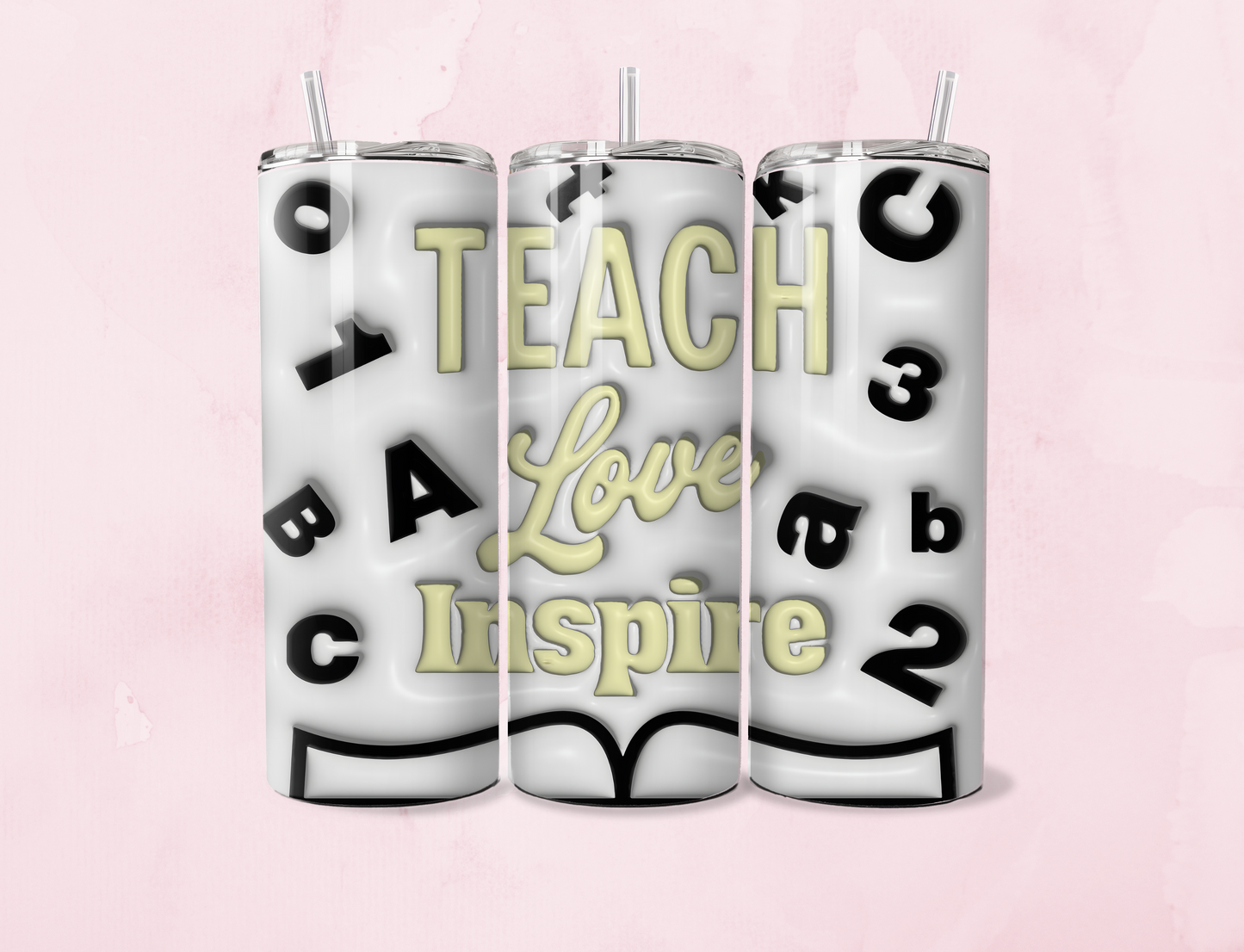 Teacher Inflated | 20oz Tumbler Sublimation Wrap