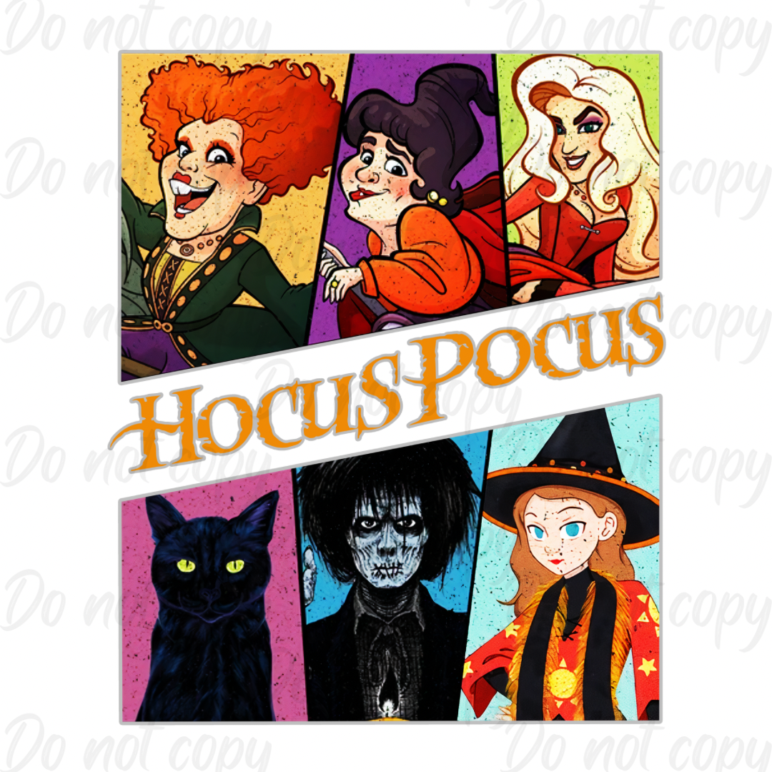 Hocus P | Halloween | DTF transfer