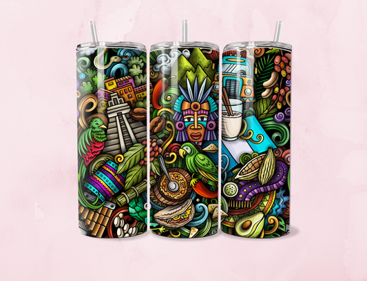 Tiki  | 20oz Tumbler Sublimation Wrap