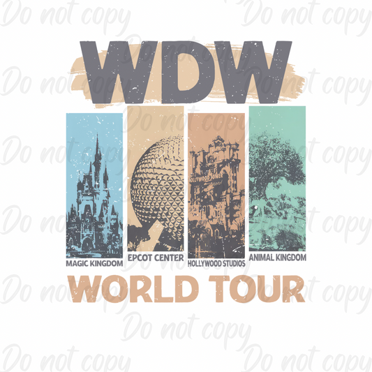 World Tour | DTF transfer