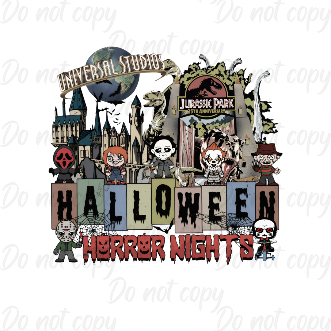 Universal Halloween Horror Nights | Halloween | DTF transfer