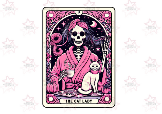 The Cat Lady Tarot Card | UVDTF 3” UVDTF