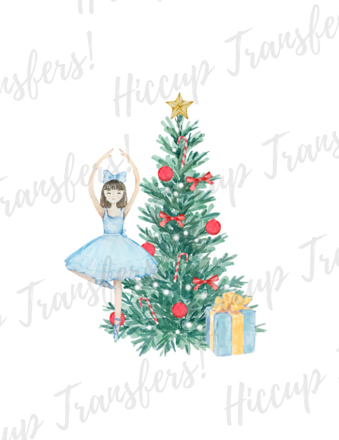 Ballerina Christmas | UVDTF 3” Decal | Hiccup Exclusive