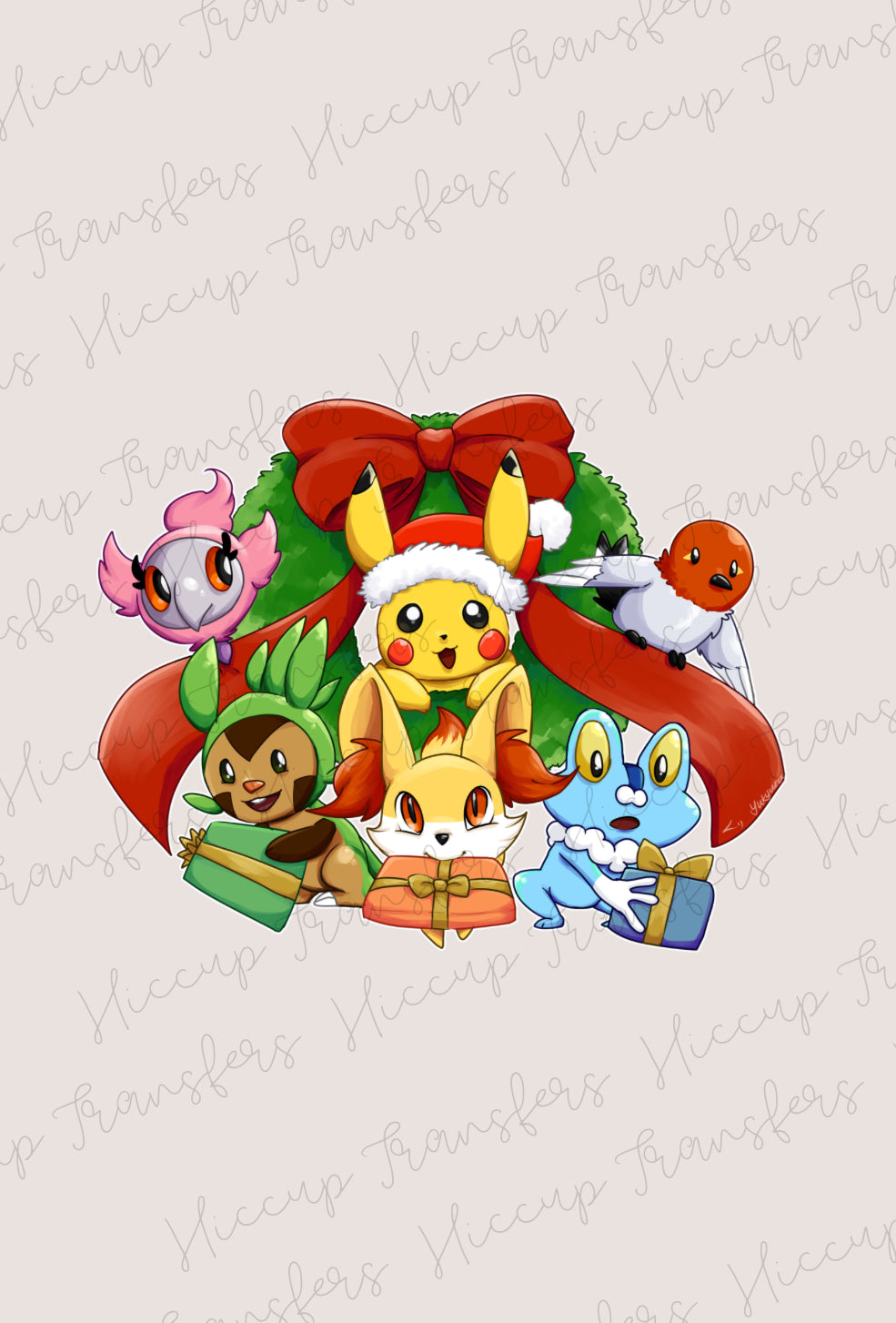 Poke Christmas | UVDTF 3” Decal