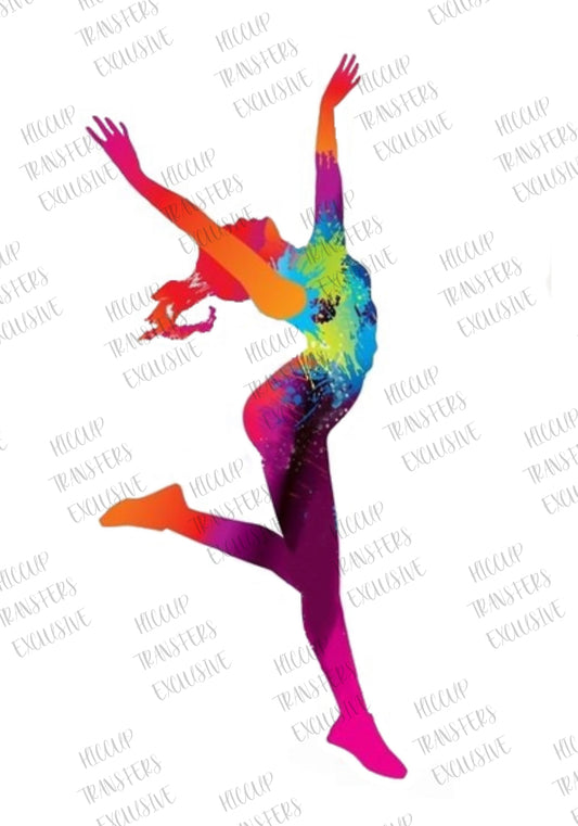Rainbow Dancer Kristina | UVDTF 10cm height Decal | Exclusive
