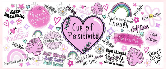 Cup Of Positivity | TLES 16oz Libbry Wrap