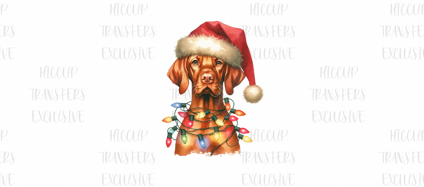 Christmas Vizsla | UVDTF 3” Decal