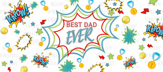 Best Dad Ever  | 16oz Libbey Wrap | Hiccup Exclusive