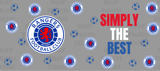 Rangers simply the best| 16oz Libbey Wrap | Hiccup Exclusive