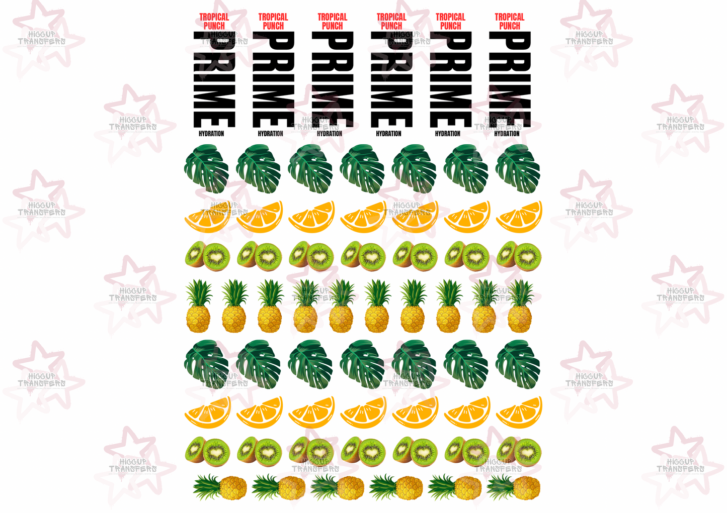 Tropical Punch Prime A3 Decal Sheet