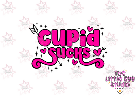Cupid Sucks | The Little Egg Studio | 3” UVDTF Decal